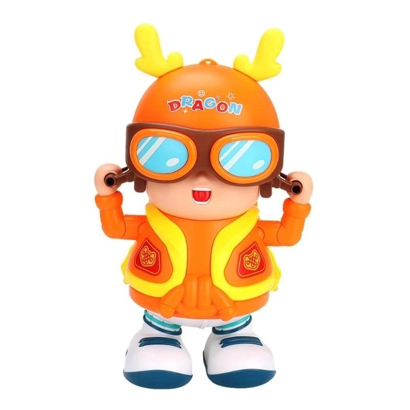 

Q0KB Танцы мальчика игрушки Music & Light Electric Doll Toy для домашнего украшения детское образование