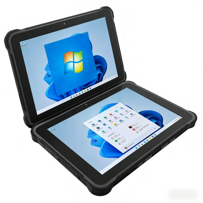 10.1-inch Rugged Tablet with Windows 11 Pro, Intel i5-1235U, 8GB RAM, 256GB SSD, Industrial Windows Tablet with 2D Scanner