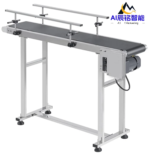Black Belt Conveyors Food Grade Household Food Factory Conveyor System Straight Custom Variable Frequency Conveyor Line