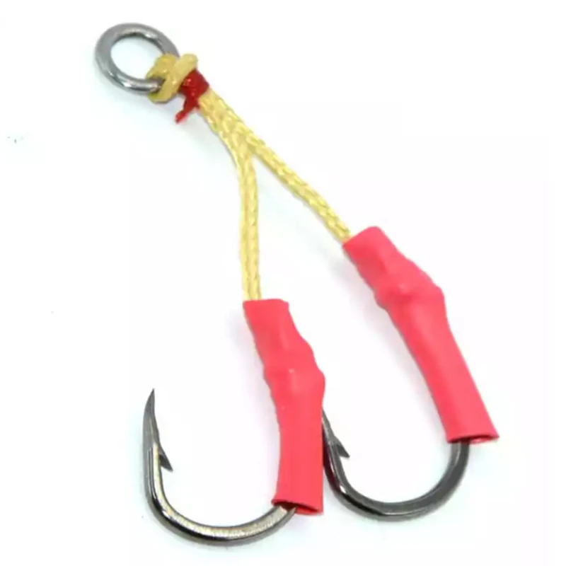 TAKEDO 10827A anzuelo de ayuda jigging línea Kevlar anillo sólido - imagen 2