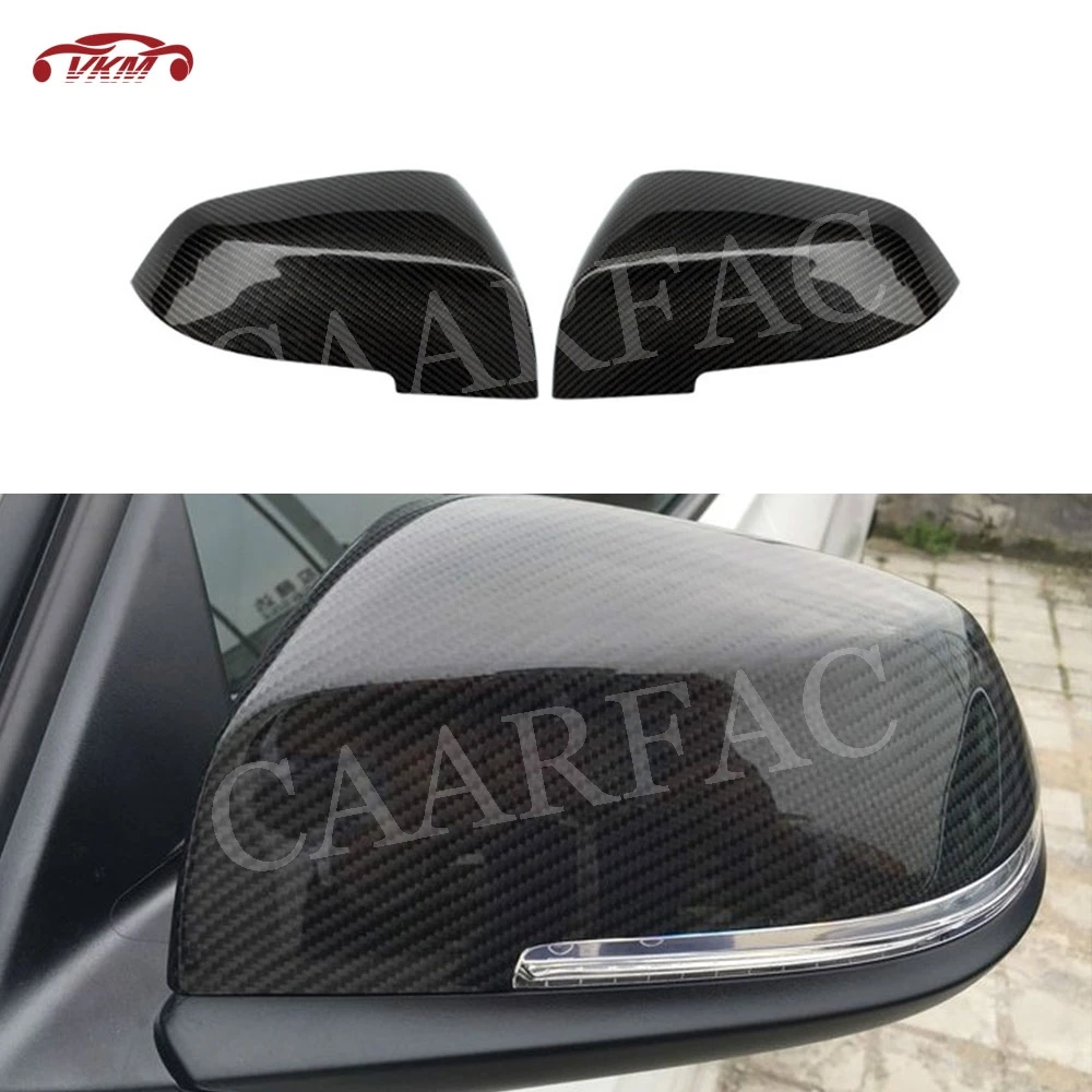 

Carbon fiber Mirror Cover For BMW 5 Series F10 F11 F18 GT F07 14-16 6 Series 13-15 7 Series F01 F02 14-19