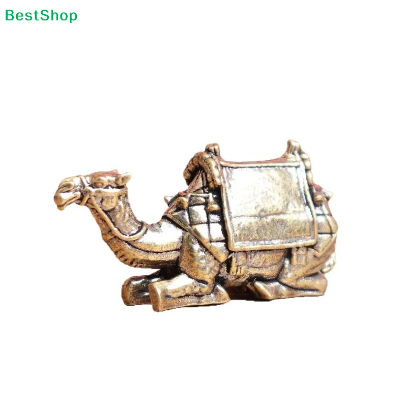 ❄Vintage Brass Camel Statue Desktop Ornaments Home Decorations Crafts Animal Figurines Miniatures Accessories