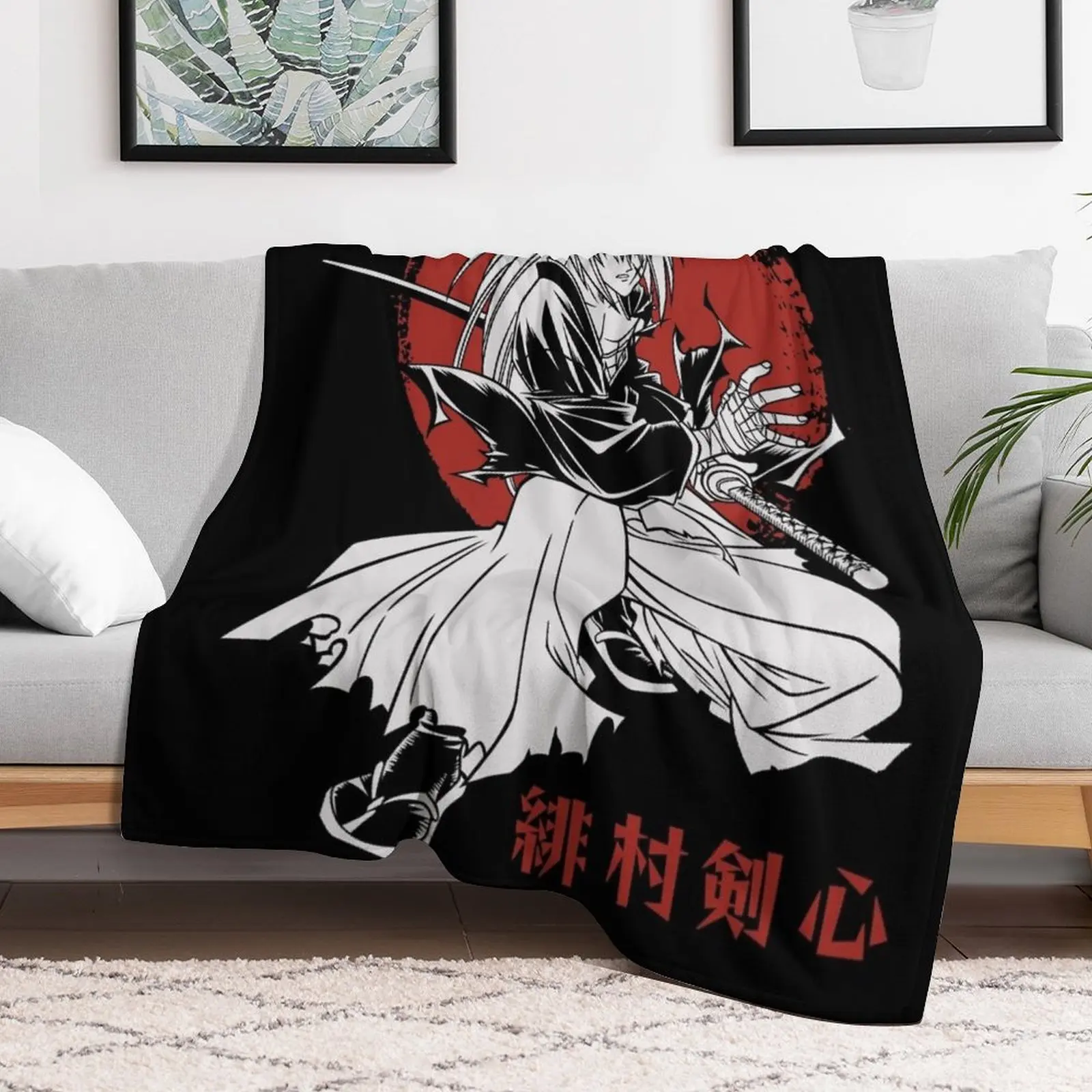 Kenshin Himura Throw Blanket