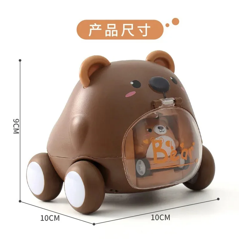 TEMIKIDS Baby Car Toys Cars Soft & Sturdy Pull Back Car Toys Mini Racing Car Kids Educational Toy For Children Boys Girl 1-5 Yea