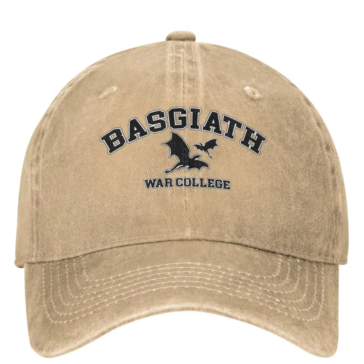 Men Women Fourth Wing Basgiath War College Baseball Caps Vintage Distressed Washed Dad Hat Adjustable