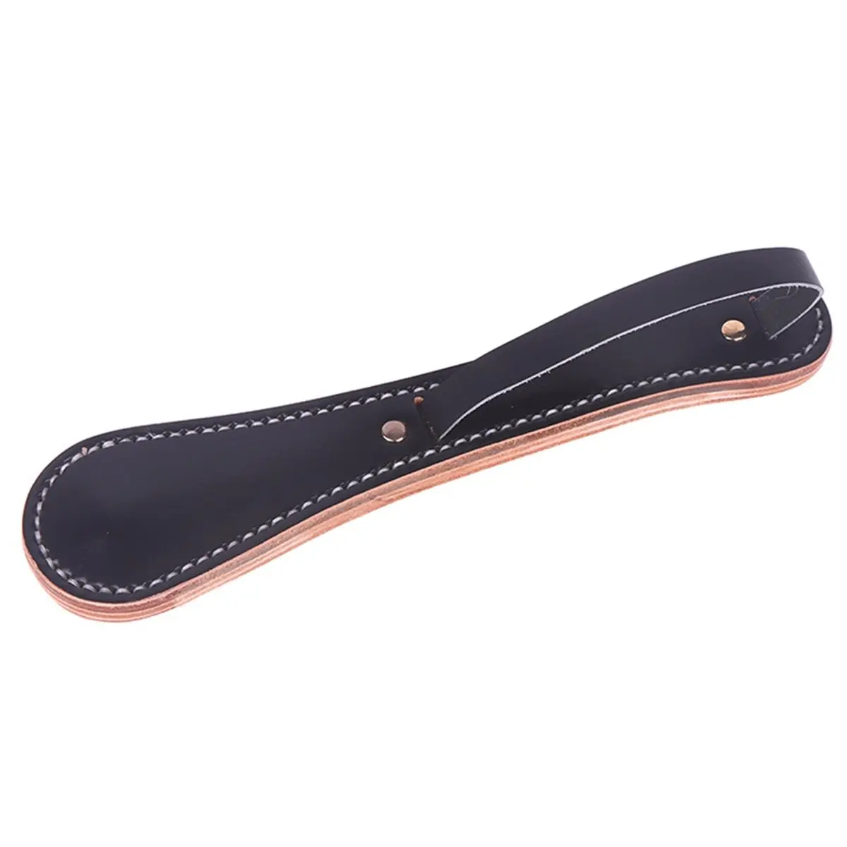 【Tools & Parts】 Outdoor Self- Massage Tool for Men and Women, Anti-Harassment Leather Racket Black