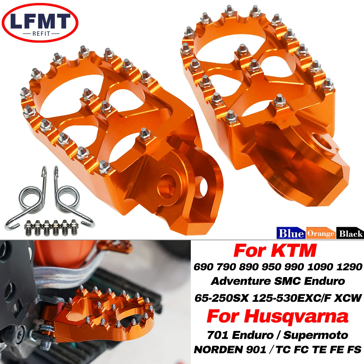 

Motorcycle CNC Foot Peg For KTM SMC EXC EXCF SX SXF XC XCF XCW Adventure/R/S/T For Husqvarna TC FC TE FE FS 701 Enduro/Supermoto