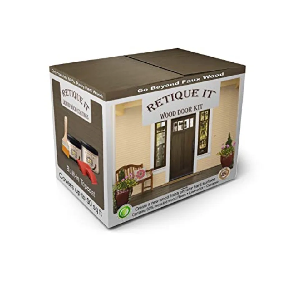 

Комплект входной двери с отделкой дерева для реалистичной эстетической привлекательной покраски праймер и гелевое пятно на основе жидкой древесины со встроенным рисунком