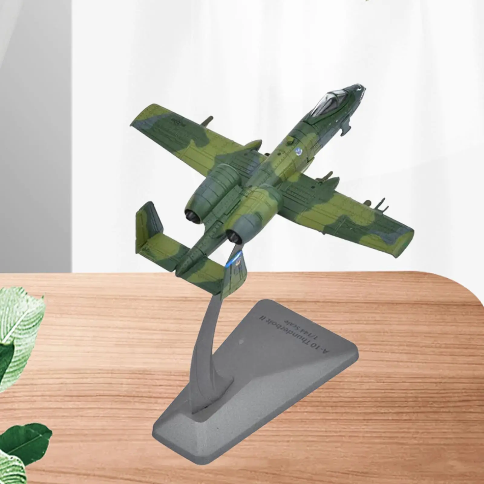 Modelo de avión de metal a escala 1:144 para sala de estar y dormitorio