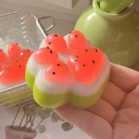 Cute Summer Limited Watermelon Cat's Paw Antistress Foot Squishy Toy,Fidget Toy, Mochi Squishy, Stress Reliever  Squeeze Toys