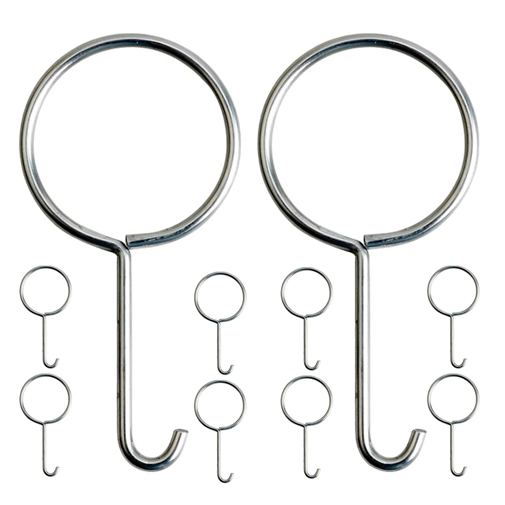

10 Pcs Puller Hooks Tool Shower Drain Lifting Tools Handle Stainless Steel Removal Grate Lifter Lifters