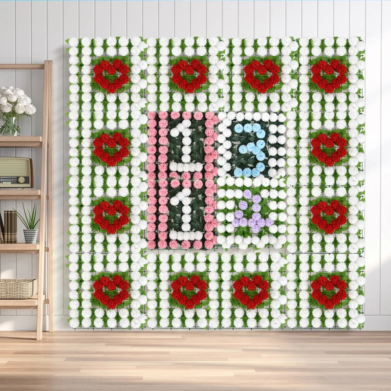 

Искусственные цветы для свадебного декора: роскошная стена из роз, ряд цветов, декор с символикой чисел, табличка DIY для приветствия