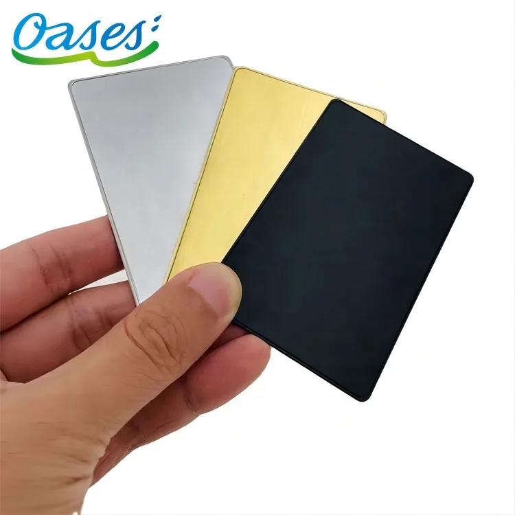 Customized query Factory Wholesale Customized Nfc Metal Business Card Blank or Printing Start 100pcs