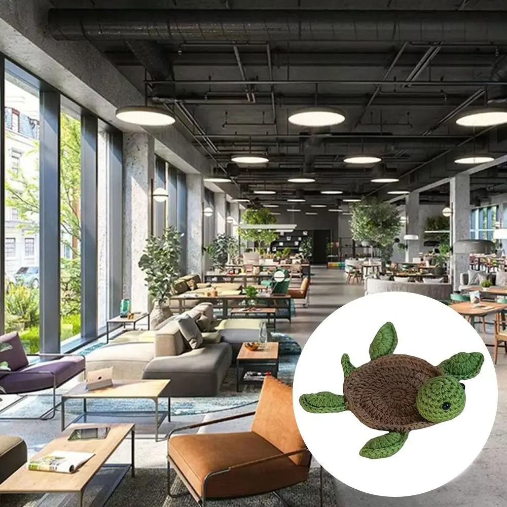 

Забавная вязаная подставка для чая, маленькая черепаха, противоожоговая подставка для черепахи, бытовой изоляционный подстаканник для дома