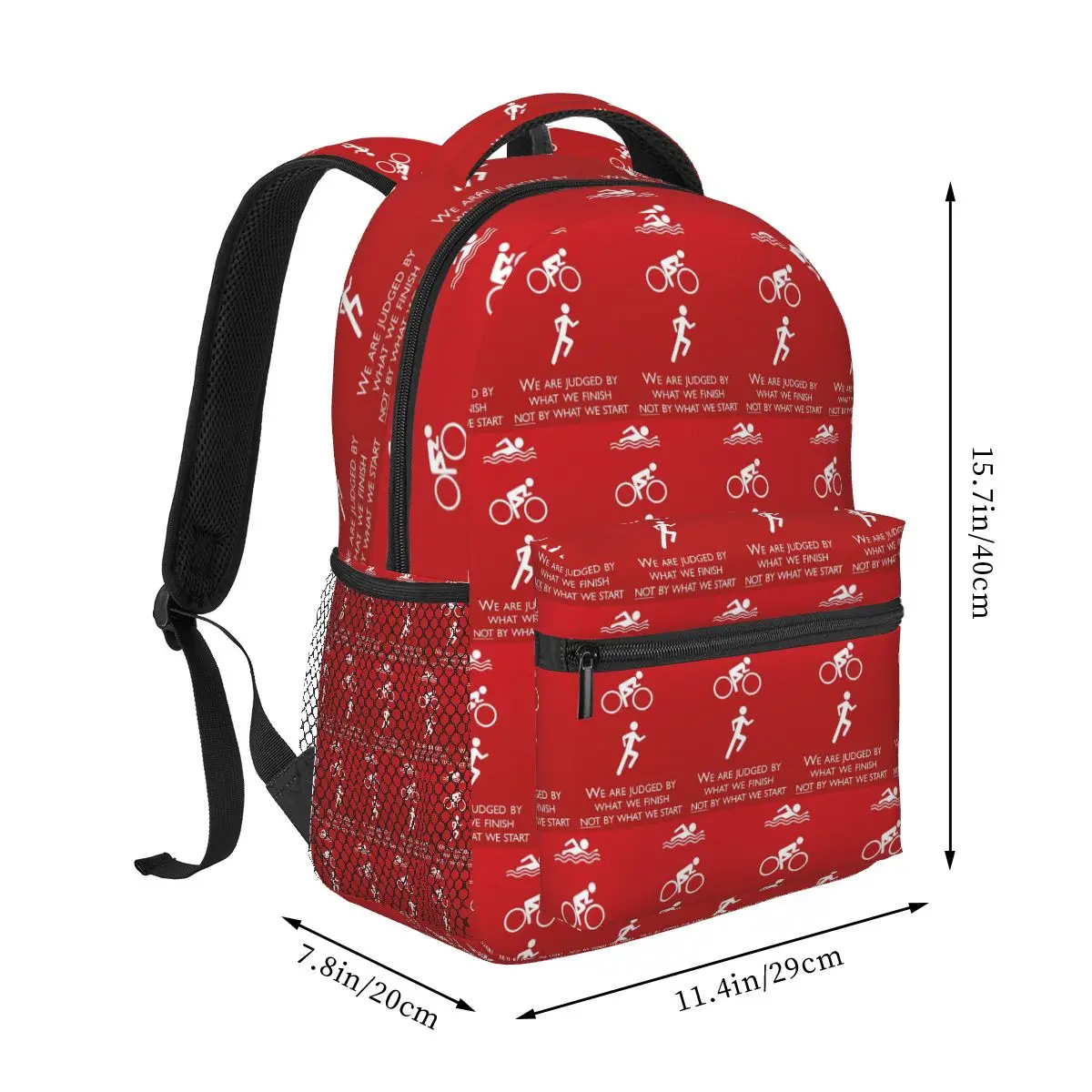 Triathlon Swimming Cycling Running Backpack Student Boys Girls BookBag Children School Bag Computer Shoulder Bags for Men Women