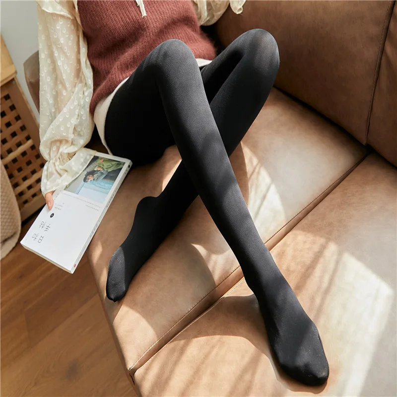 Extra Long White Stockings for Tall Women, Extended Version, Winter Goose Velvet Pantyhose, JK Japanese White Stockings