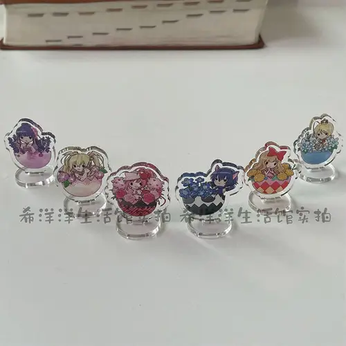 애니메이션 만화 슈고 챠라 귀여운 미니 아크릴 스탠드 사인, 데스크탑 장식품, 수집 장식, 히나모리 아무, 여자 친구 선물 