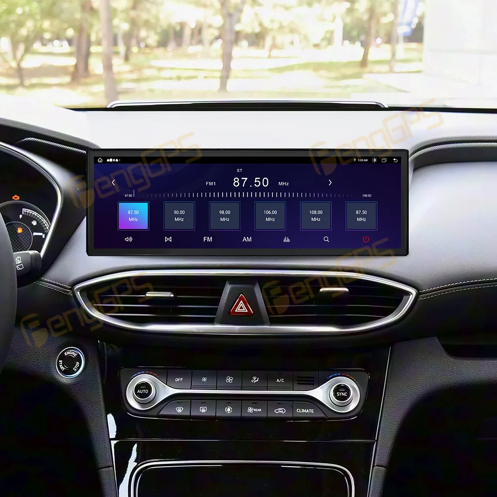 For Hyundai Santa Fe 2019-2020 Android Car Radio Multimedia Video Wireless Carplay Autoradio Stereo GPS Navigation Head Unit