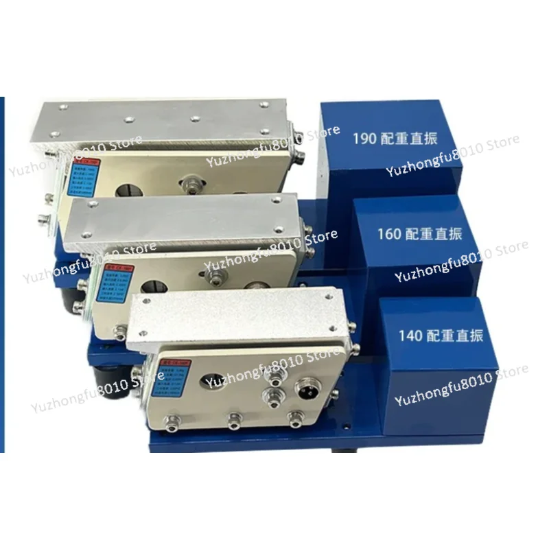 Precision vibrating disc feeder track 100 direct vibration 140 horizontal vibration 160 straight feeding 190