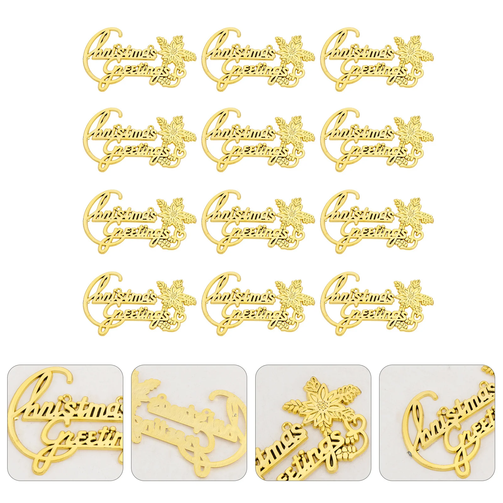 

30Pcs Xmas Tree Ornaments Christmas Decors English Tags Delicate Festival Decorative Photography Props Christmas Tree Decors