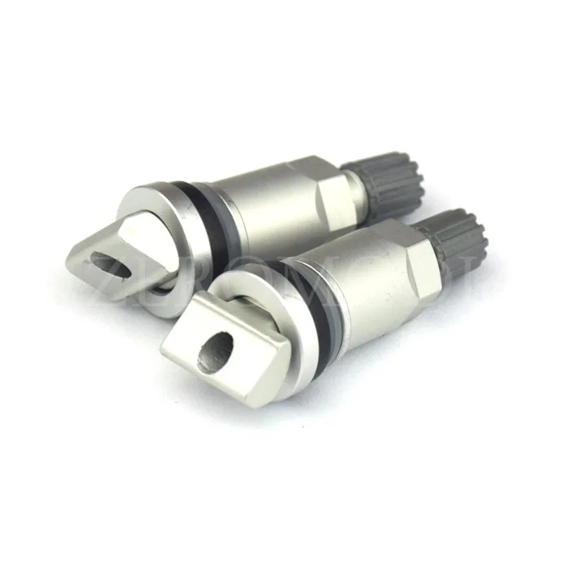 10X Aluminum TPMS Tire Valves Tubeless Valve Tyre Pressure Monitoring System Sensor Stem For Volvo Land Rover Range Rover