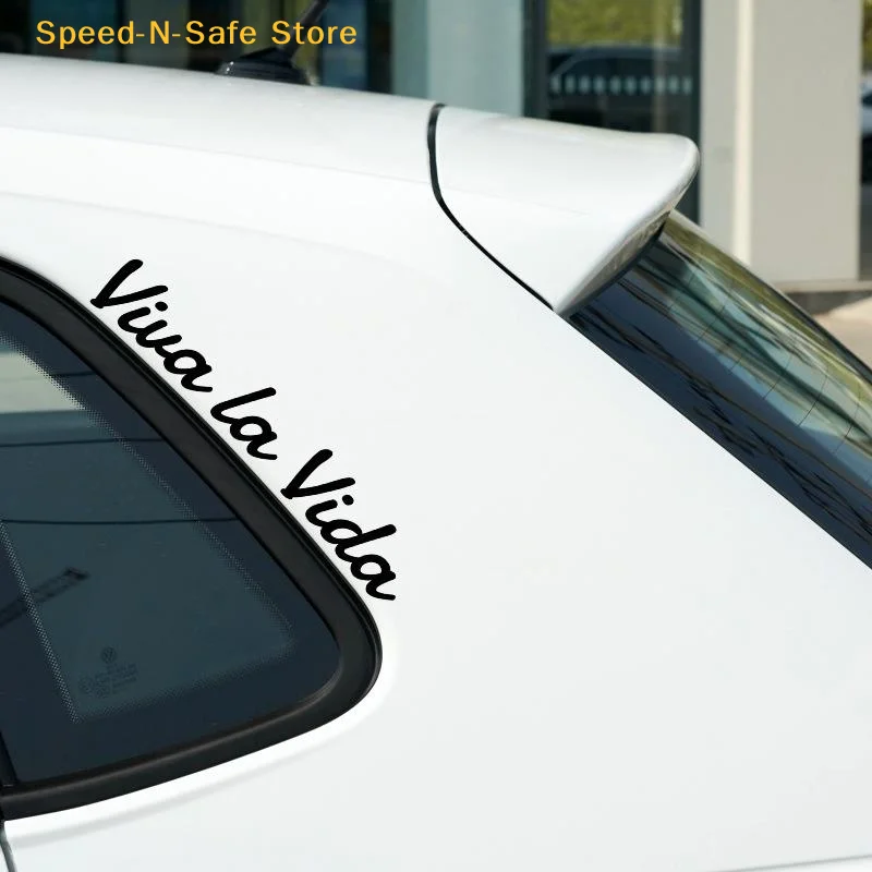 Viva La Vida Stylish Waterproof Stickers Removable Decals for Car Bumper Door Motorcycle Helmet Surfboard