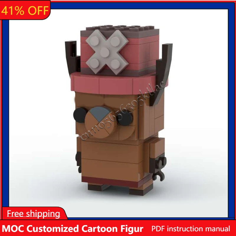

109Pcs MOC Movie Characters Collect Series Chopper Brickheadzes Model DIY Creative Puzzle Birthday Cartoon Anim Figures Toy Gift