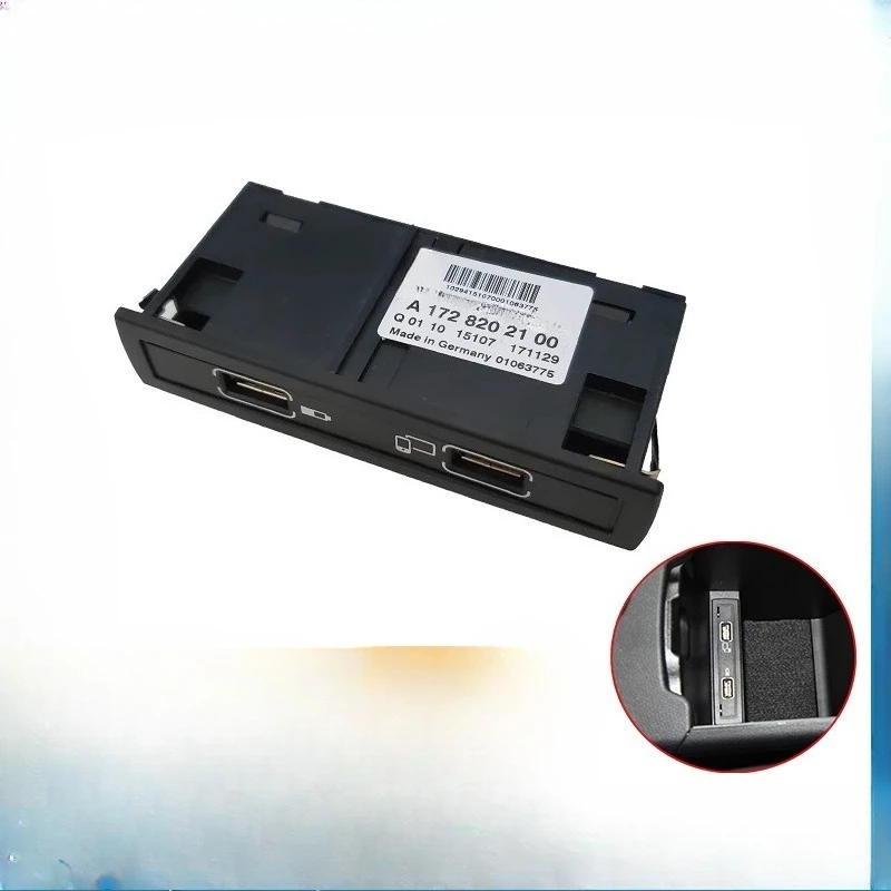 

For Mercedes-Benz A-Class B-Class GLA/CLA/GLS/CLS/GLE Car USB Socket USB Charging Port A 172 820 16 00