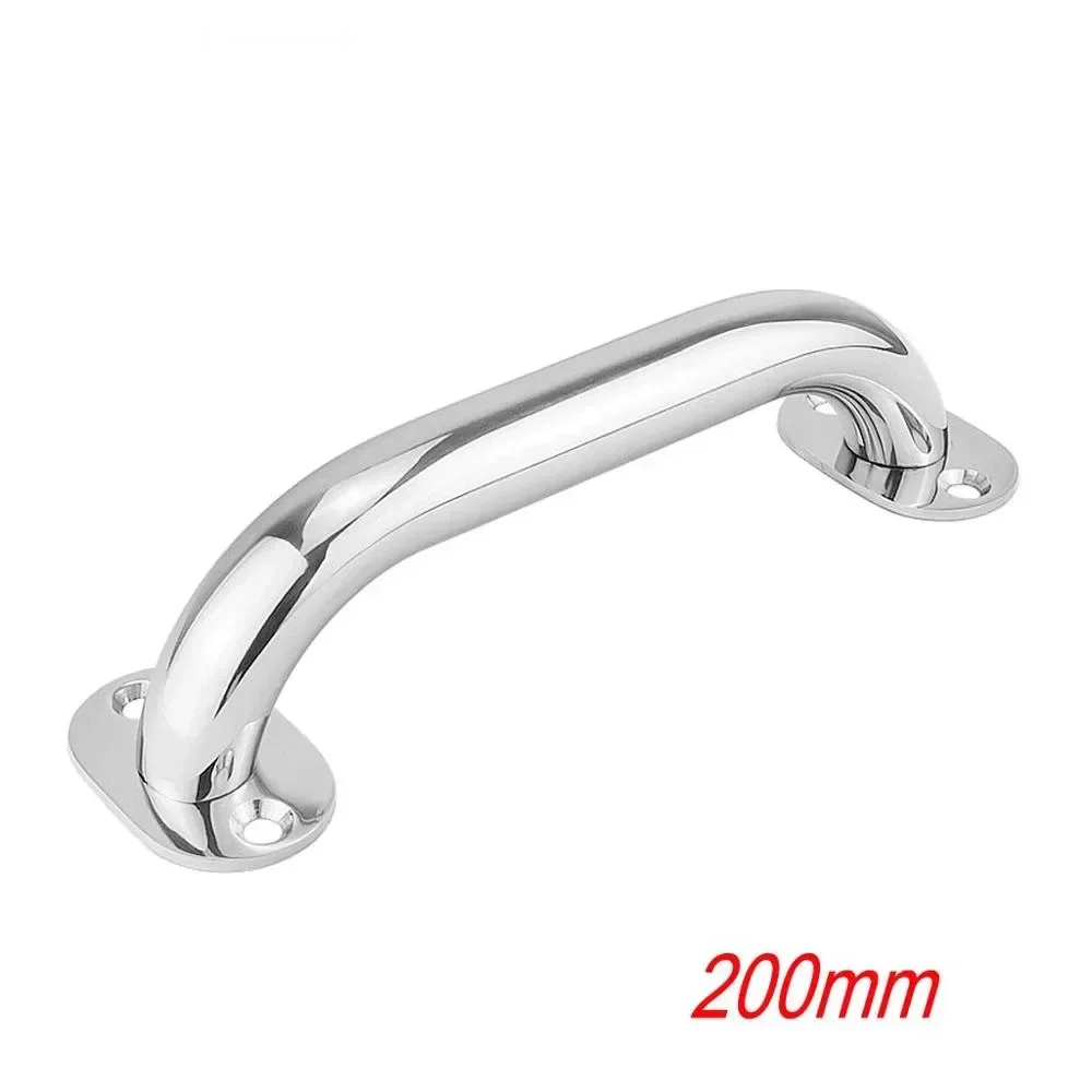 200mm Marine Grade 316 Stainless Steel Grab Handle Door Handrail Grip Rail Grab Bar Handle Boat Hatch Yacht Marine Bathroom