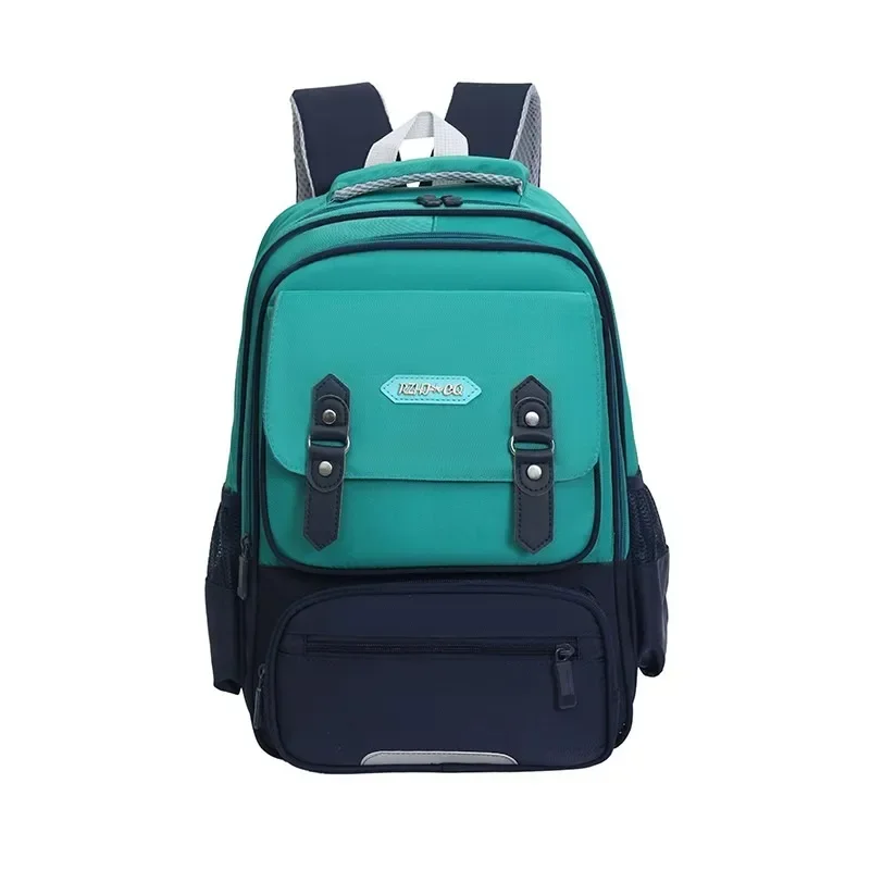 

Zipper Contrasting Color Water Proof Nylon Large Capacity Backpacks 2024 Hot Sale Concise Interior Compartment School Bags