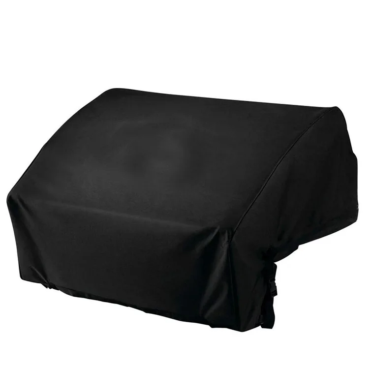 For Outdoor Grill Cover 210D Oxford Fabric Windproof Dust Protection Compatible with Built-in Barbecues 81 66 61CM 94 69 61CM