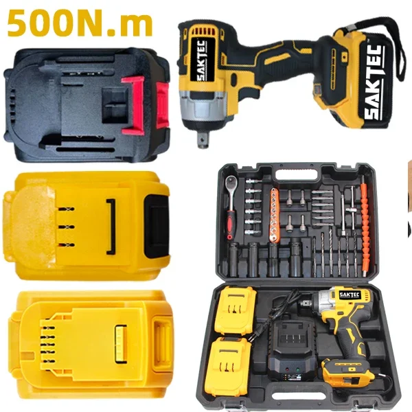 COOFIX New Arrival 488N.m 1/2 Inch Brushless Motor 20V Power Professional Battery Cordless Impact electric Wrench