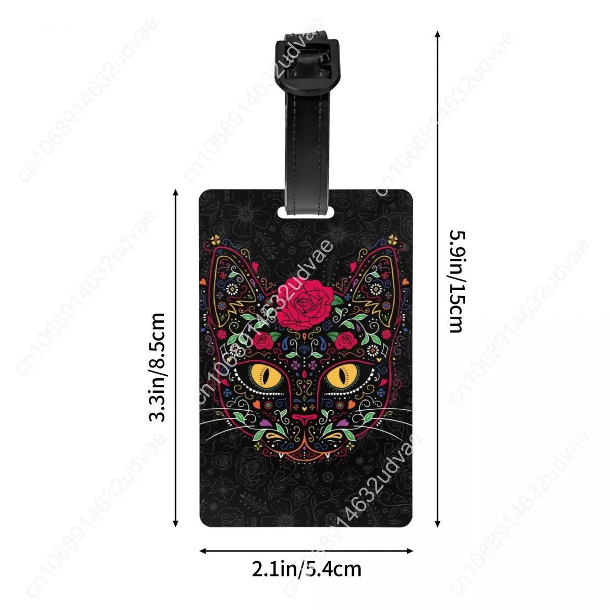 Рисунок 4 - Багажная бирка на день мертвых с котенком