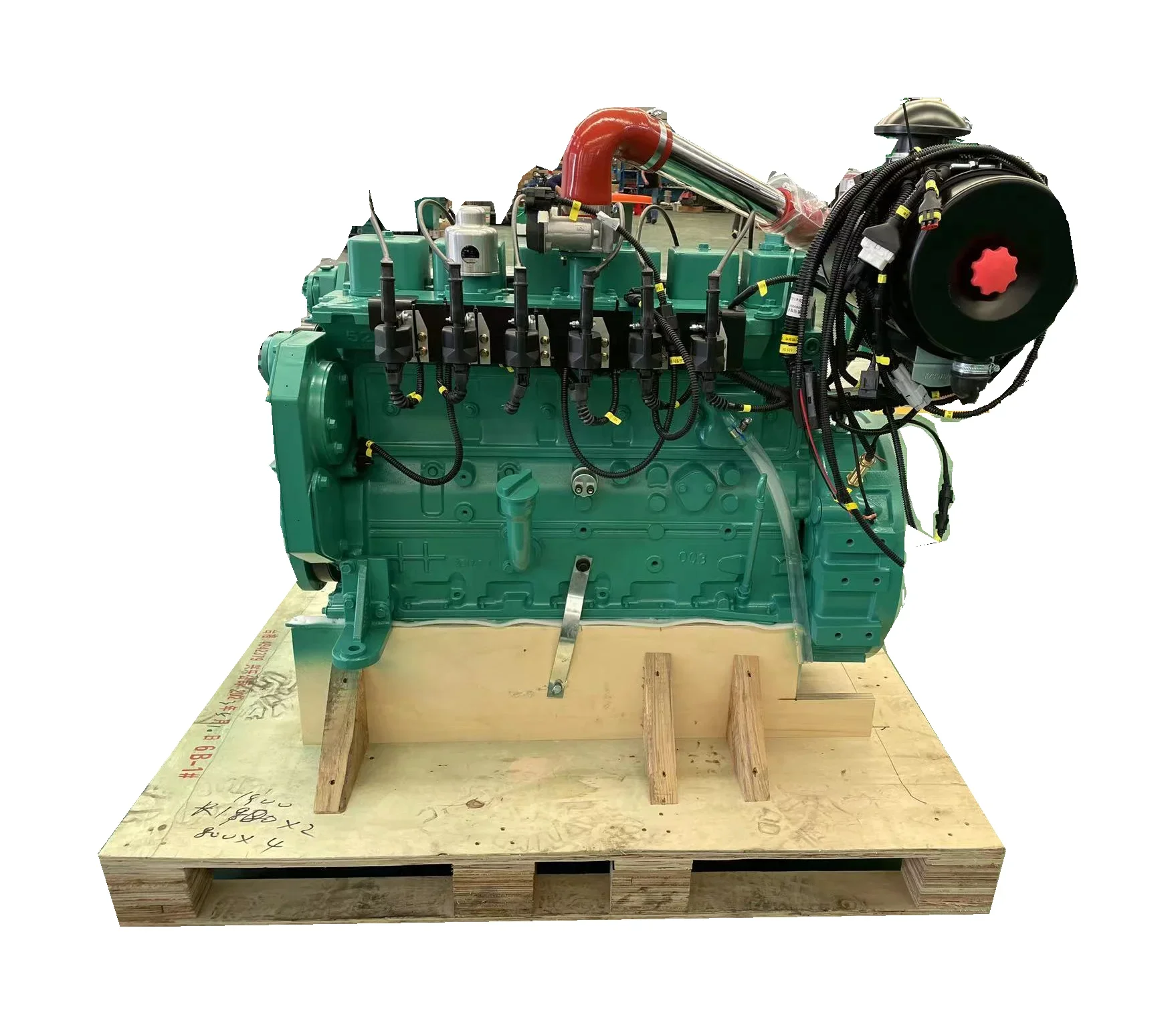 110KW 1500 U/min 6 BT5.9 6 Zylinder 4-Takt Original Natur CNG LNG Biogas Gasmotor Für LKW Traktor Generator