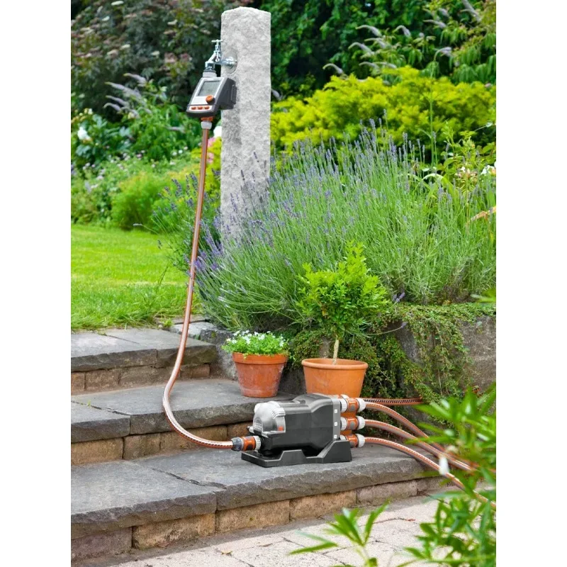 German imported six way water distributor watering controller for automatic irrigation of flowers