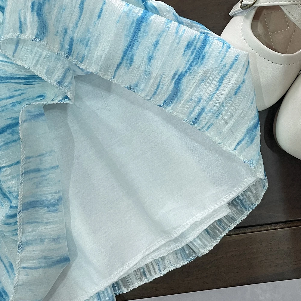 Summer 2-7 Years Girls Korean Version Cute Casual Sleeveless O-Neck A-Line Princess Dress 1 Pc Kids Party Fashion Sweet Clothes image 5
