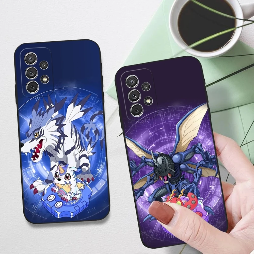 Anime Digimon Phone Case for Samsung Galaxy S25 S21 S24 S23 S22 Ultra Fe Plus M54 A16 A34 A54 A24 A52 A53 Coque