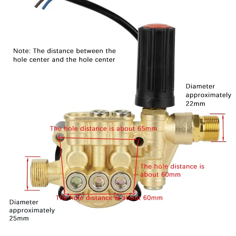 12-عمود تنظيم الضغط المنزلية المحمولة غسالة السيارات مضخة رئيس الجمعية الملحقات
