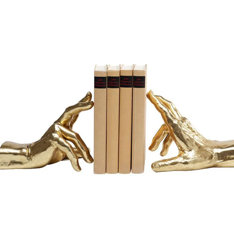 

Golden head book file, personalized creative character ornament, exquisite