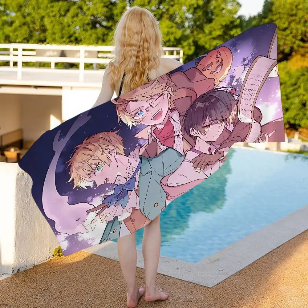 Anime Cartoon Hetalia Axis Powers Microfiber Blanket Quick Drying Beach Oversized Printing Super Absorbent Pool Towel Blanket