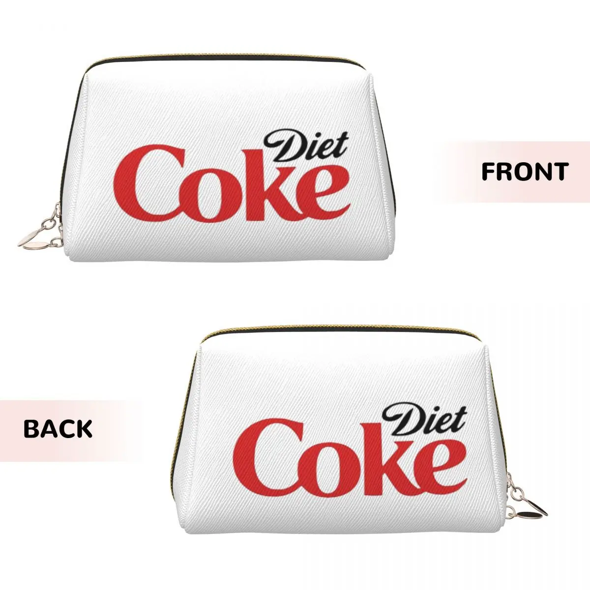 Coke Funny Lover Diet Women Cosmetic Bag Travel Makeup Organizer Pouch Toiletry Storage Dopp Kit Case