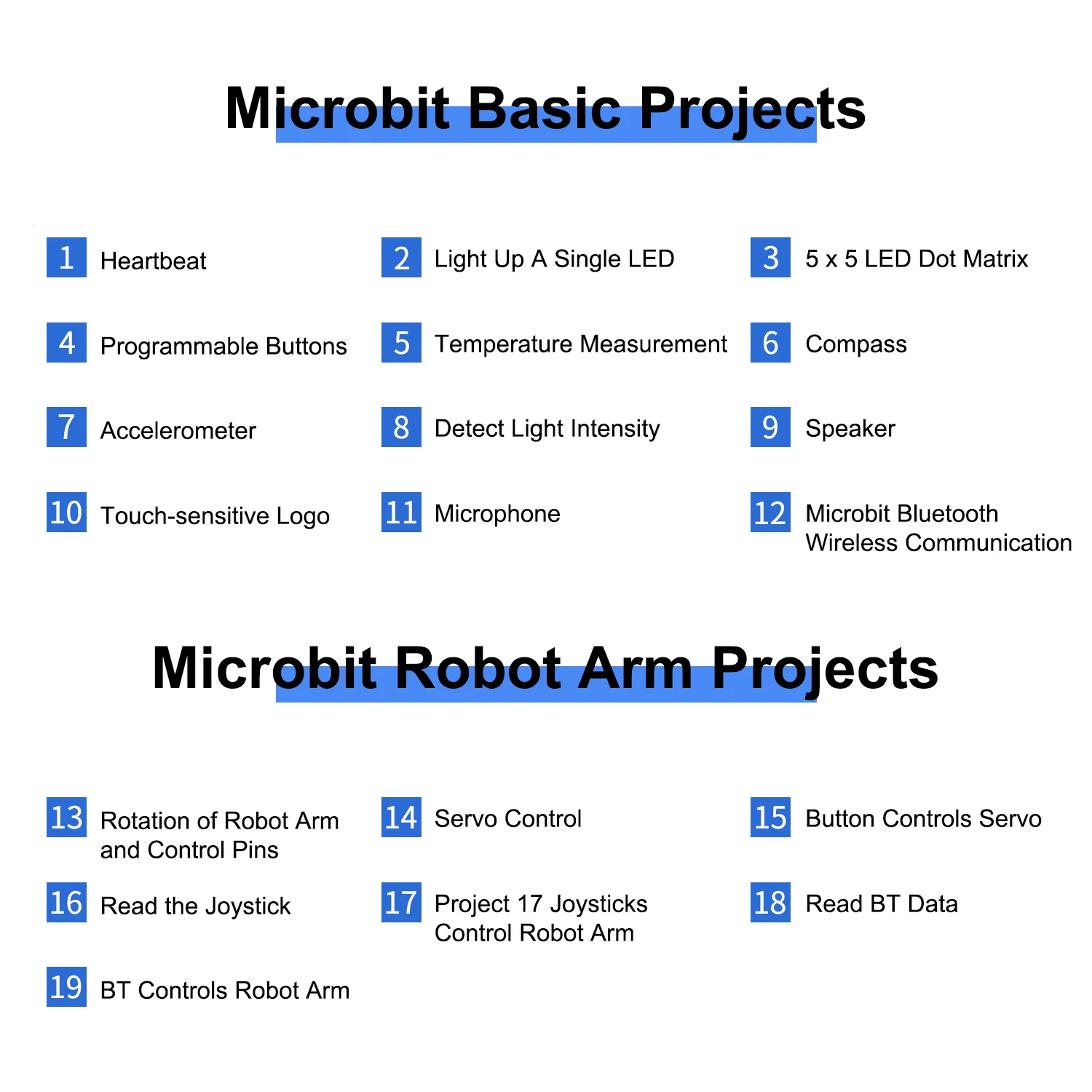 Imagem -04 - Keyestudio-acrílico Garra Mecânica Robot Arm Starter Kit Faça Você Mesmo Robot Brinquedos Programação Stem 4dofmicrobit v2