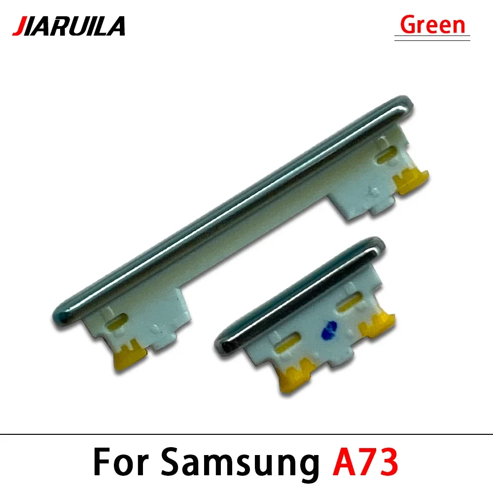 100Pcs, Power Button Volume Side Button For Samsung A13 A23 A33 A53 A73 4G 5G Replacement Parts