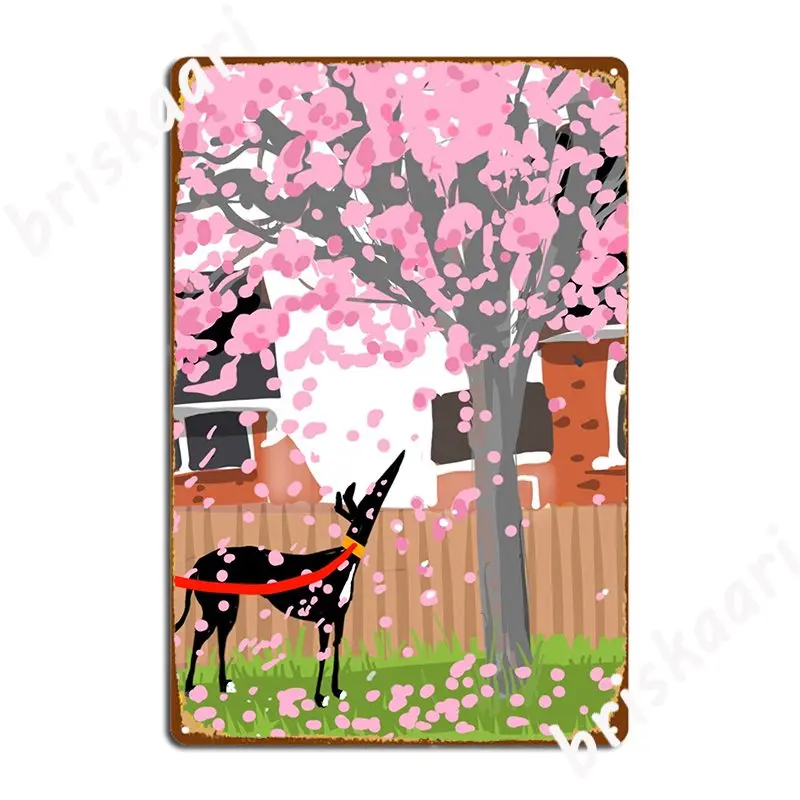 Blossom Hound Metal Sign Painting Décor Club Bar Club Party Design Tin Sign Poster image 2