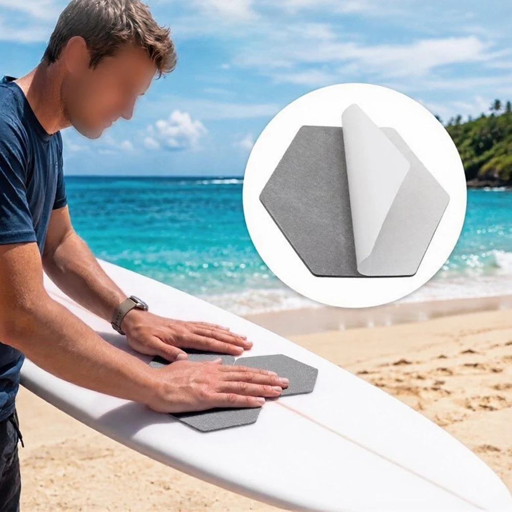 For Surfboard Deck Traction Pads Non-Slip For Surfboard Grip Pad Boat Mat With Backing Marine Self-Adhesive Accessories