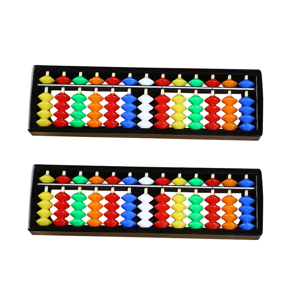 2 Pcs Toy Children's Abacus Kids Arithmetic Counting Tool Teaching Aids Student