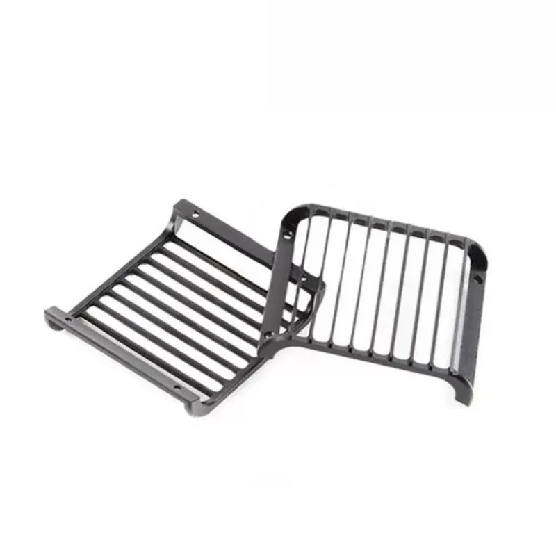 Metal Headlight Cover Grille for 1:10 Traxxas TRX4 RC Crawler, Front Lamp Protection Guard, TRX-4 Scale Upgrade Mod Parts/Grille