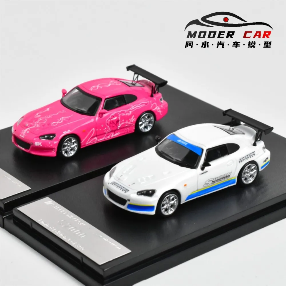 

Масштабная модель автомобиля SW 1:64 Awesome Spoon S2000, сувенирная коллекционная модель из литого металла