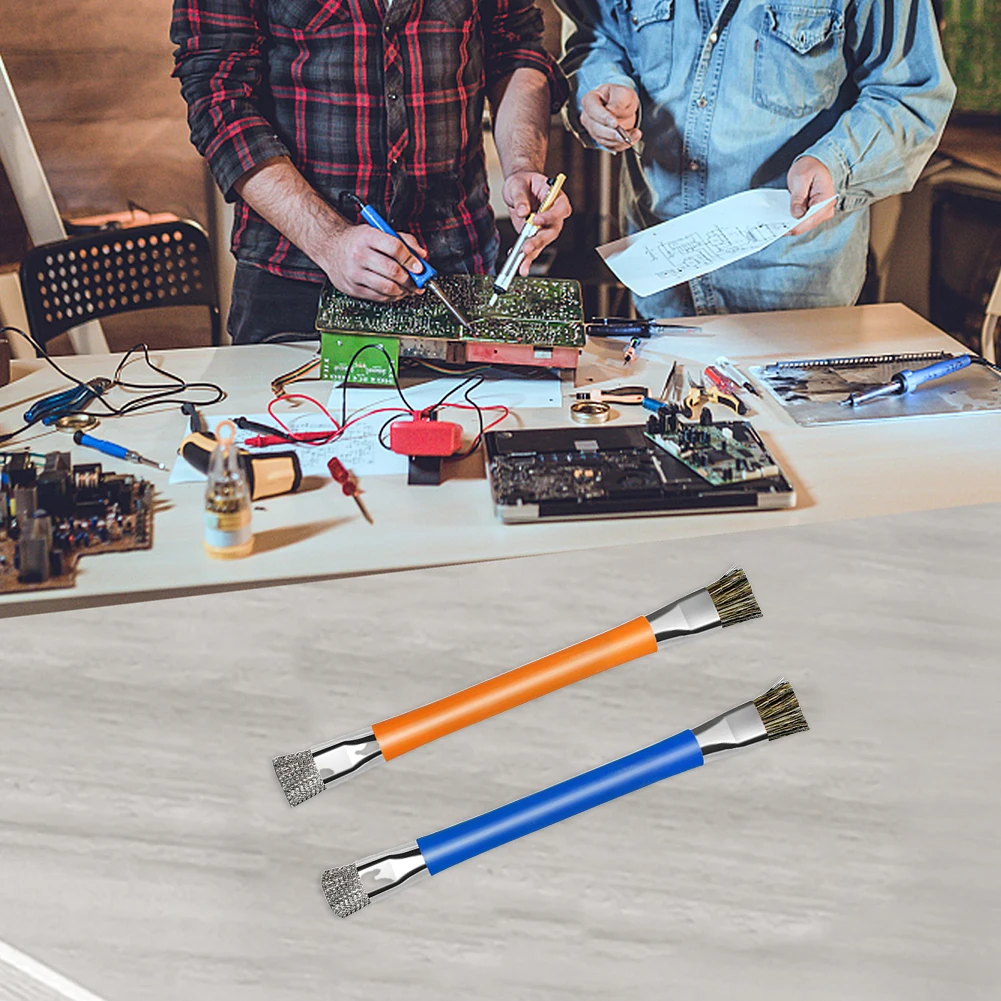 

1PCS Anti-static Double Side Brush For ESD Brush Anti-Static PCB Cleaning Phone/Computer Mainboard Cleaning Repair Tools