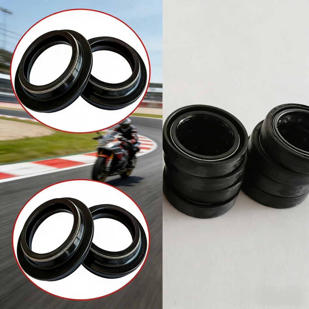 

2/4/8pc 41x53x8/10.5 Front Fork Oil Seal For Suzuki VR800 VX800 VZ800 MARAUDER GS1100 GSX-R1100 GSXR1100 GSXR1300 INTRUDER C1500